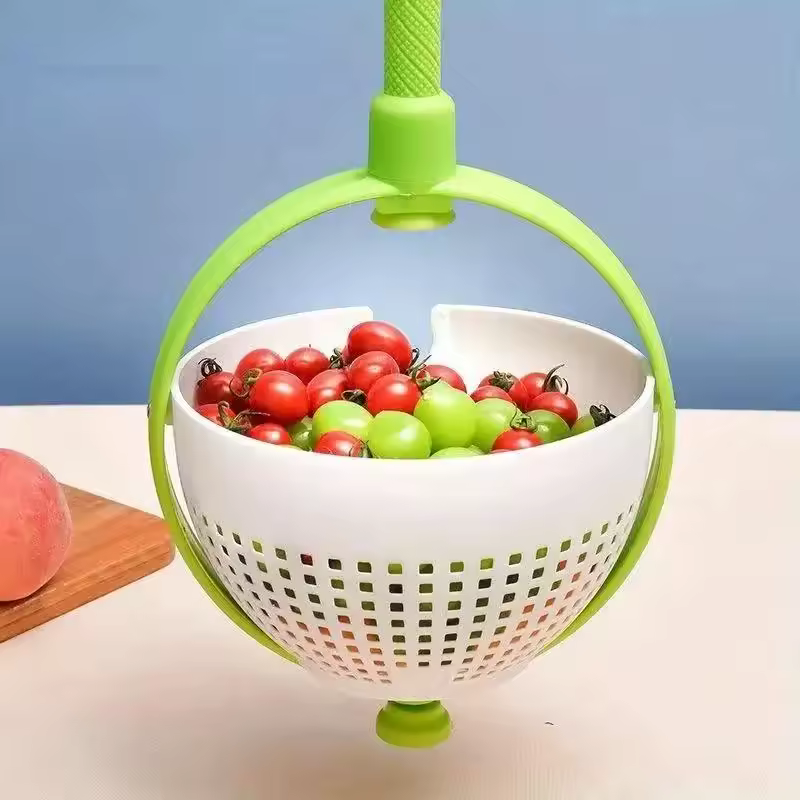 Essoreuse à Fruits et Légumes avec Panier Rotatif Perforé
