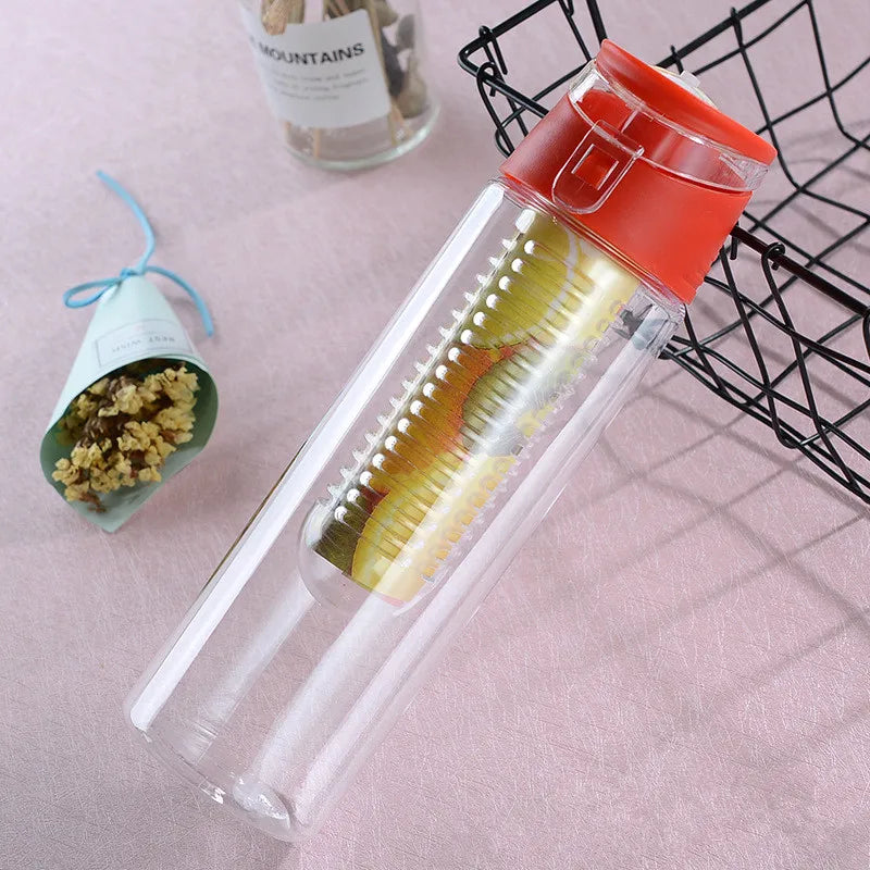 Bouteille d'Eau avec Infuseur à Fruits 700 ml – Sans BPA