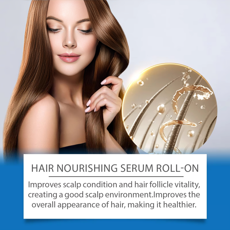 StrandBoost™ – Sérum rouleau pour la pousse des cheveux contre la chute [1 + 1 Gratuit]