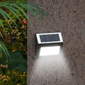 Lampe solaire d'escalier en acier inoxydable – Éclairage extérieur LED sans fil