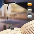 Lampe de lecture à pince et bras flexible – rechargeable USB, 3 couleurs de lumière