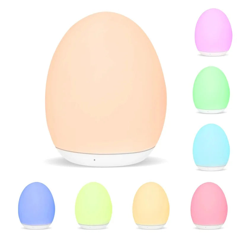 Veilleuse pour enfants avec RGB, blanc chaud et commande tactile
