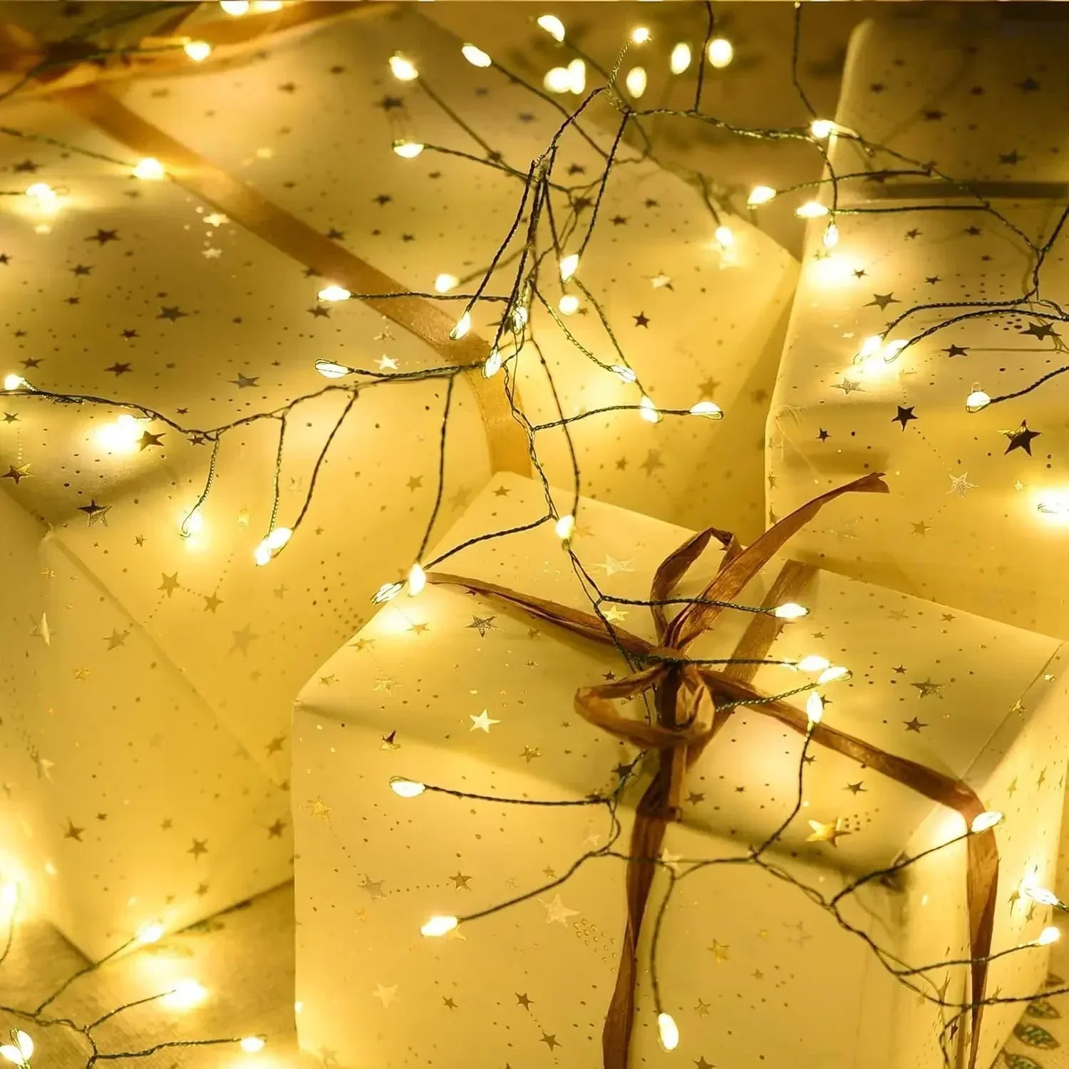 Guirlande lumineuse feu d'artifice avec télécommande – 30 à 75 mètres
