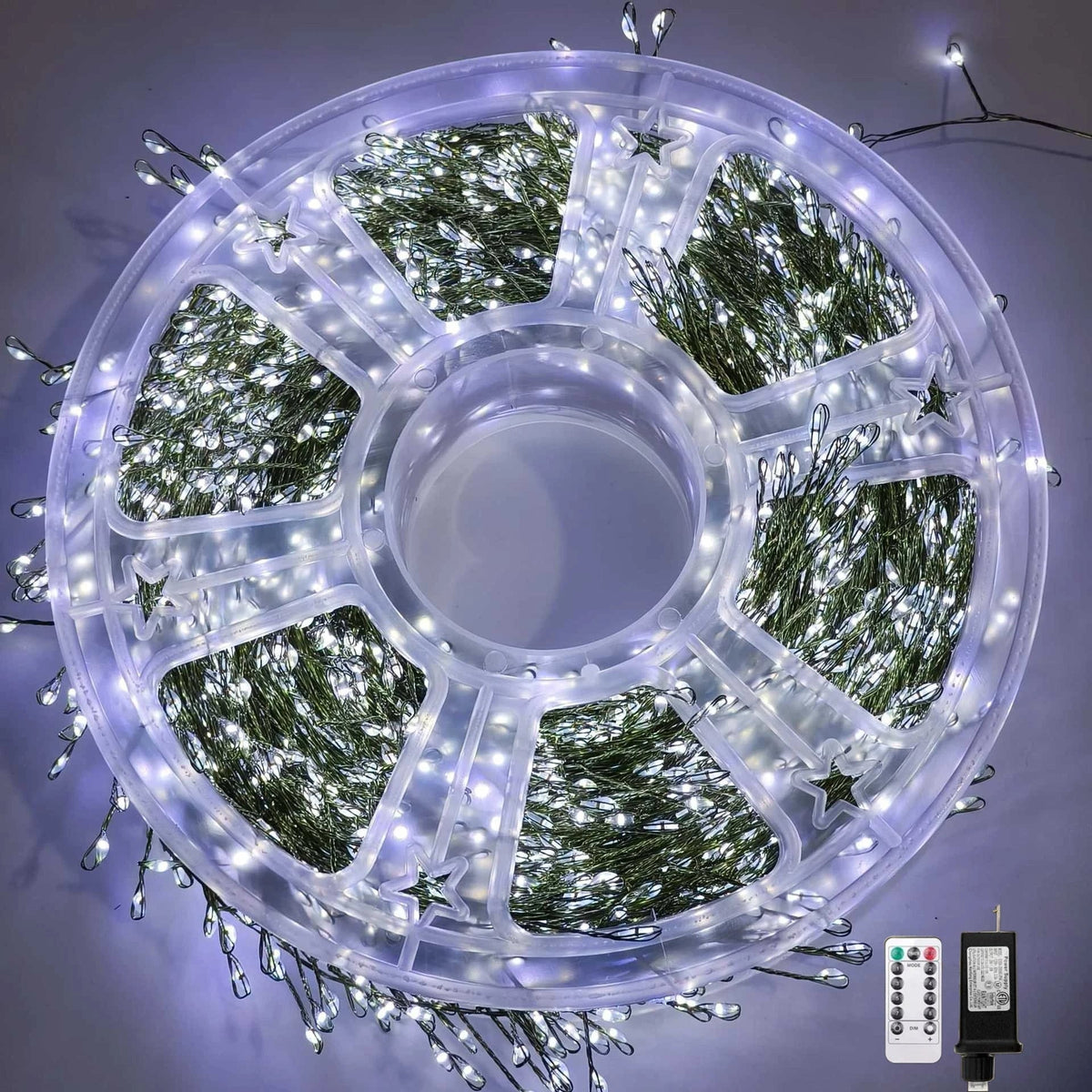 Guirlande lumineuse feu d'artifice avec télécommande – 30 à 75 mètres