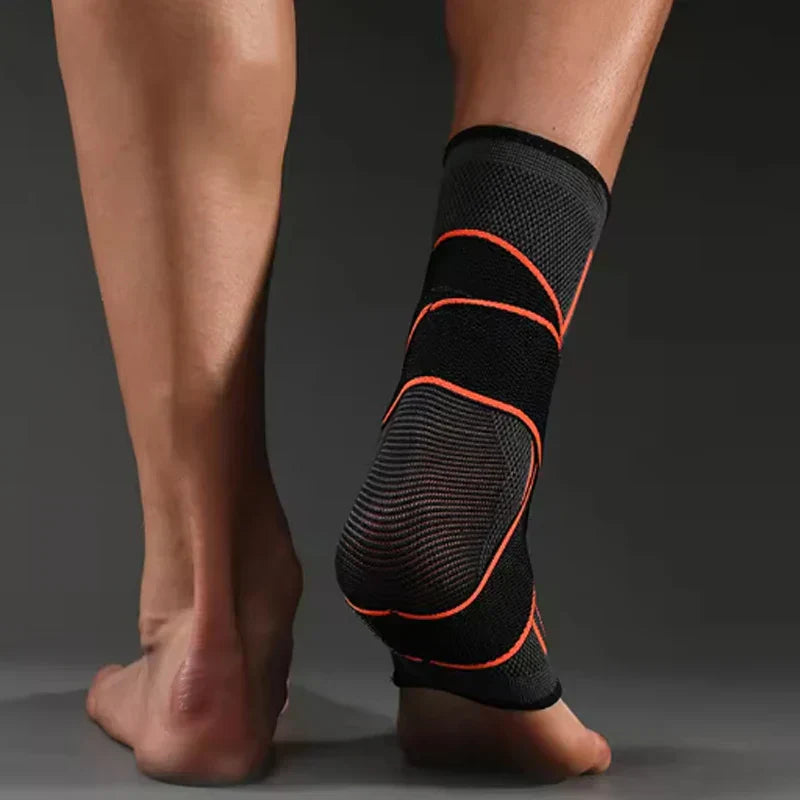 Bandage de Cheville à Compression Réglable pour Sport et Rééducation