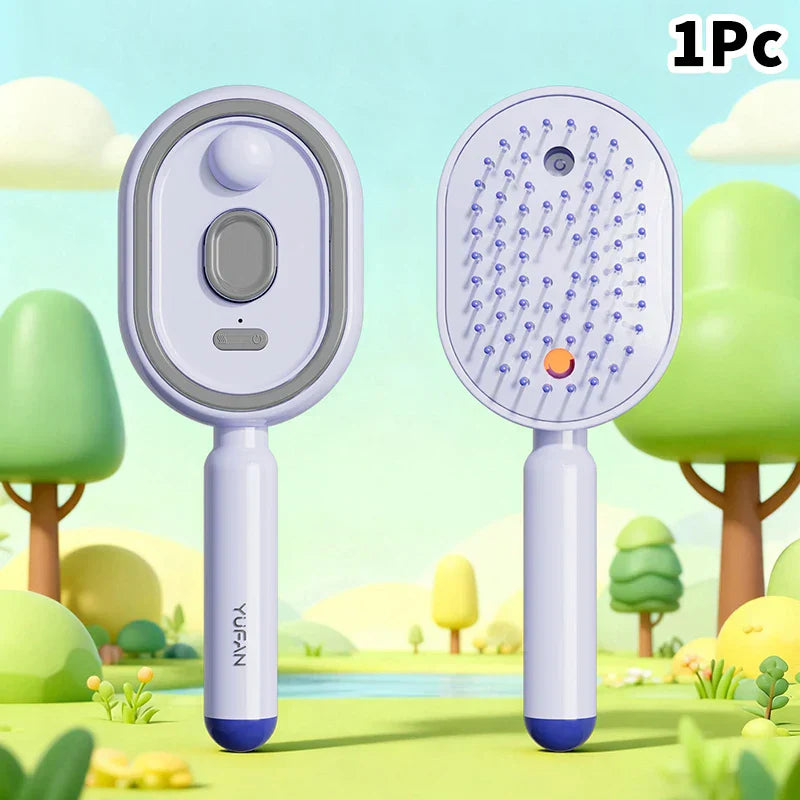 Brosse Démêlante Vaporisante Sans Fil – Démêler et Hydrater