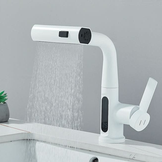 Robinet de lavabo numérique avec affichage de la température – moderne et sans gouttes