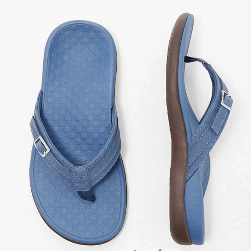 Sandales Femme Bout Ouvert avec Semelle Profilée et Boucle