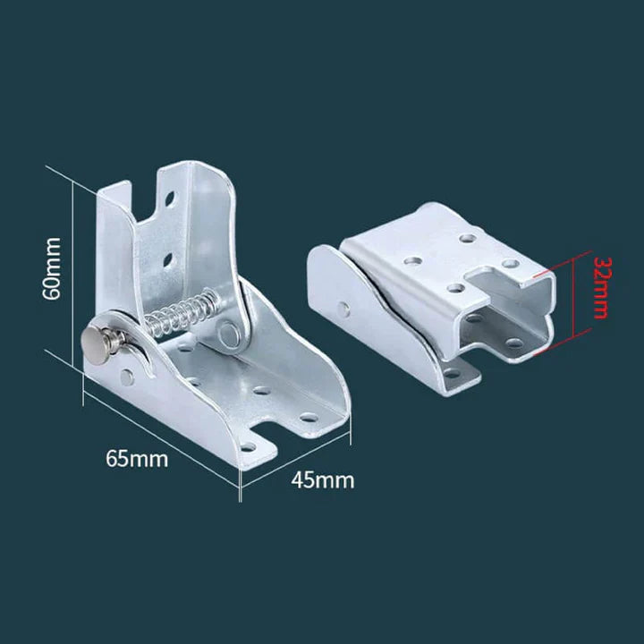 Charnières Pliantes 90° en Acier Inoxydable pour Meubles Pliants