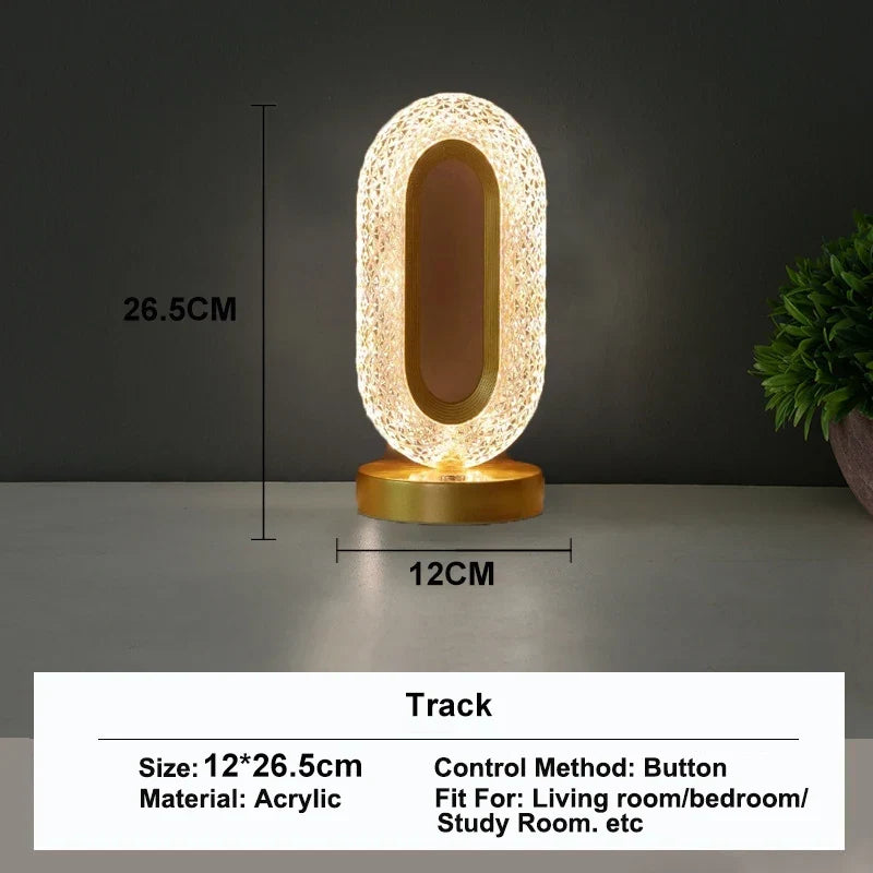 Veilleuse LED dimmable avec commande tactile et 3 couleurs de lumière
