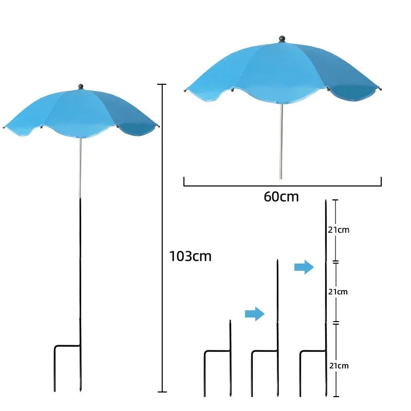Parasol de Protection pour Plantes – Anti-UV Réglable 60 cm