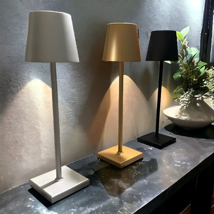 Lampe de table LED sans fil dimmable – design scandinave