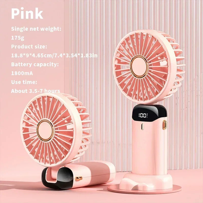 MiniFan™ - Ventilateur mini puissant avec affichage LED intelligent [50% de réduction]