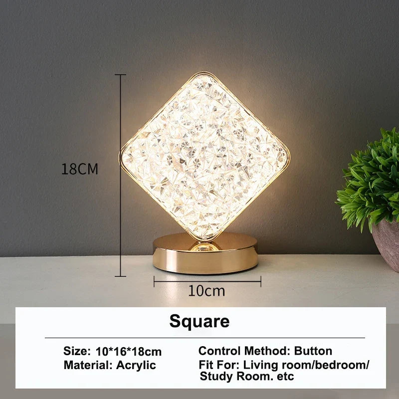 Veilleuse LED dimmable avec commande tactile et 3 couleurs de lumière