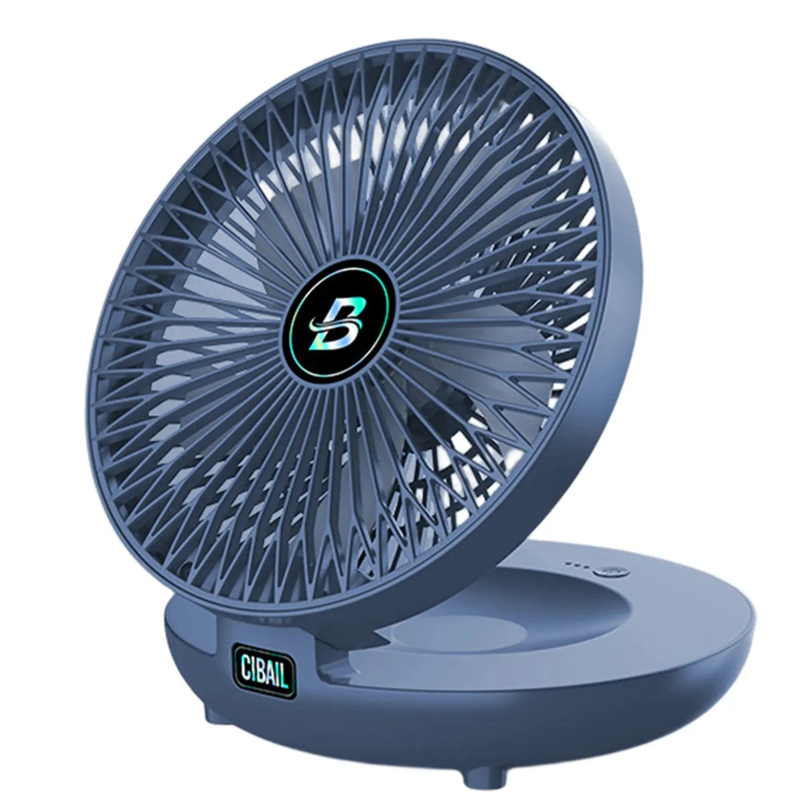 Ventilateur Pliable 2-en-1 Rechargeable – Table et Mural, 3 Vitesses