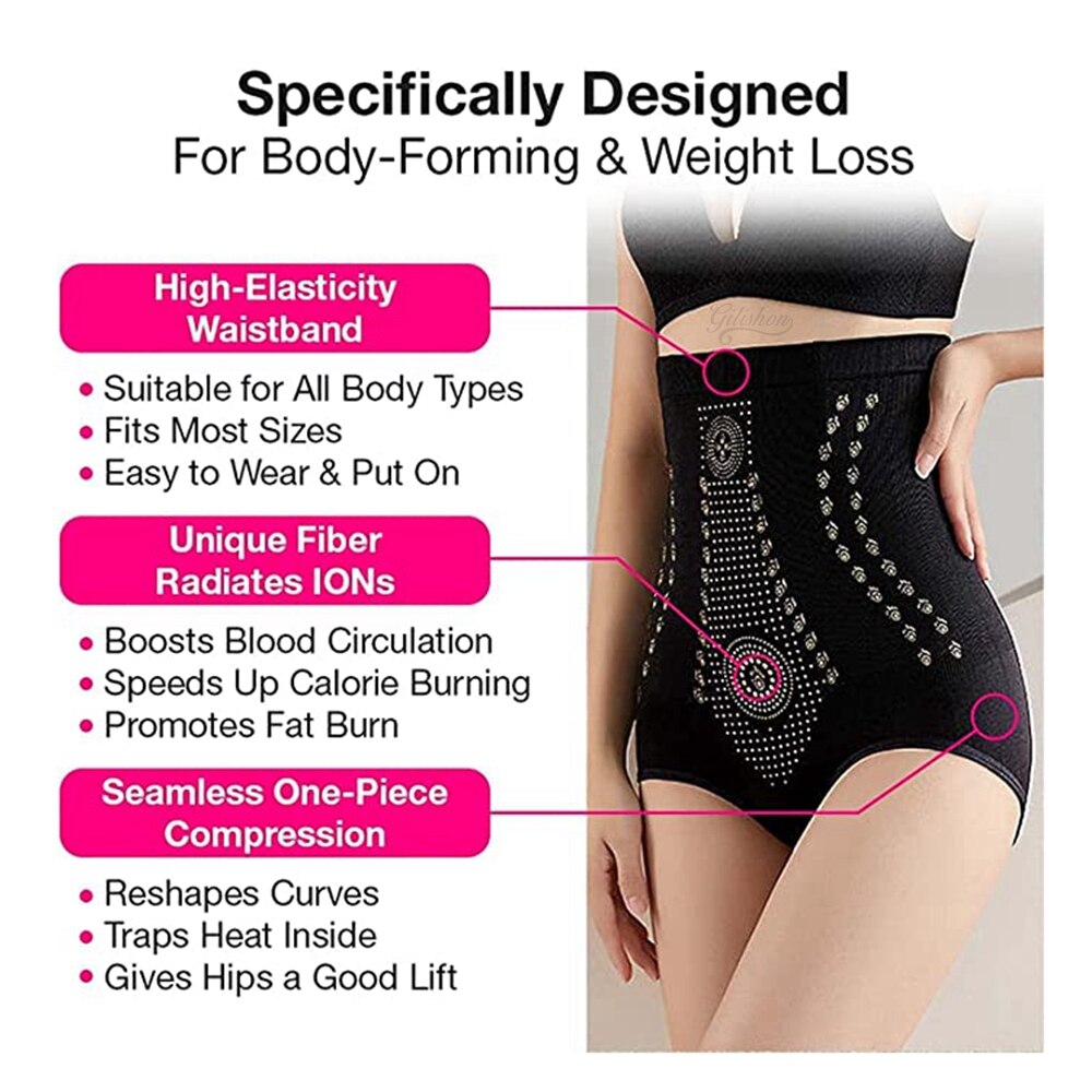 Shapewear Gainant Taille Haute pour Ventre et Fessiers Sculptés