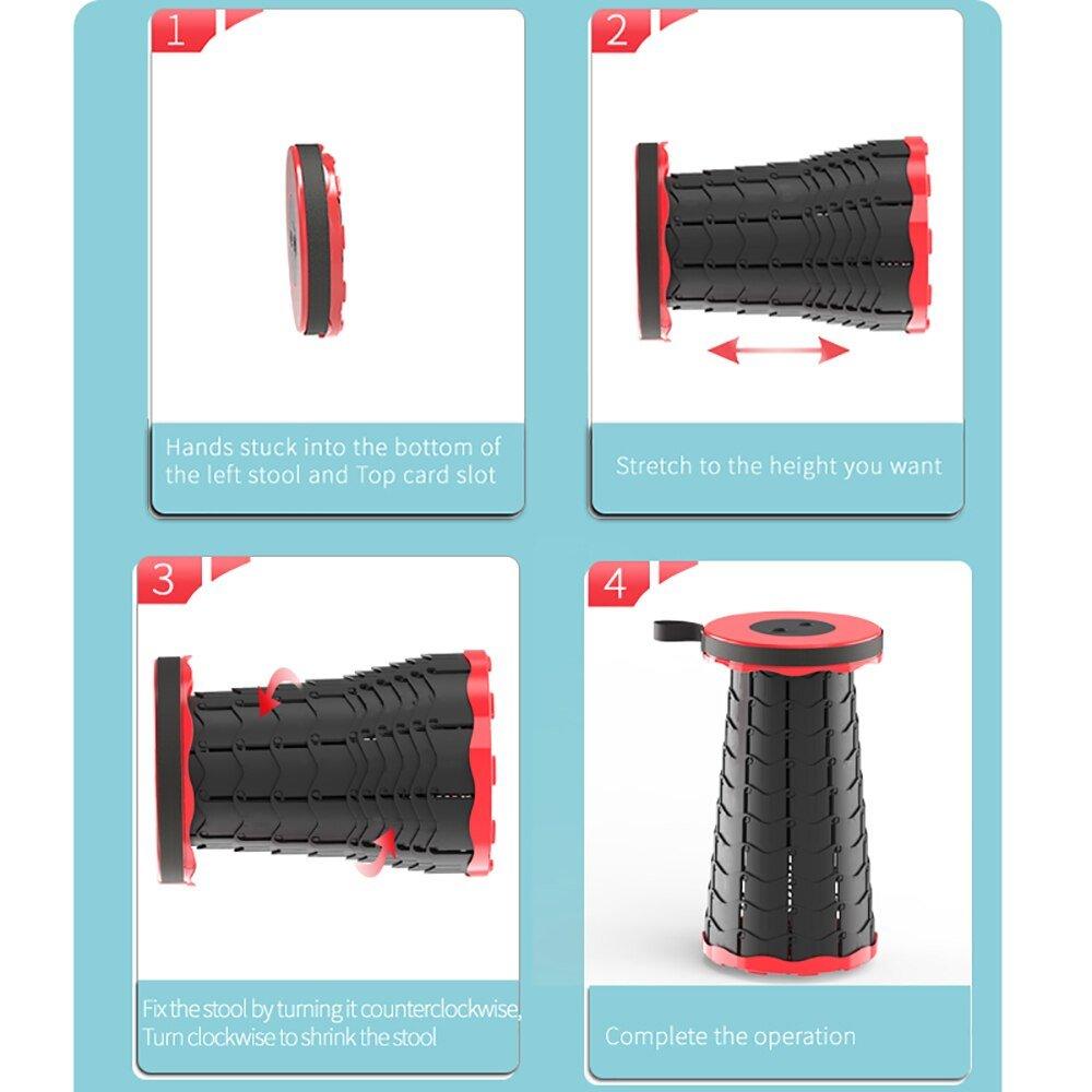 SnapSeat™ – Tabouret pliable compact [50 % de réduction]