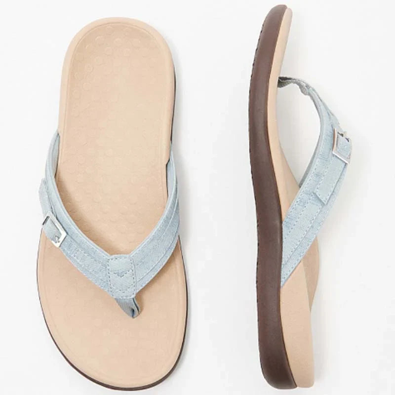 Sandales Femme Bout Ouvert avec Semelle Profilée et Boucle