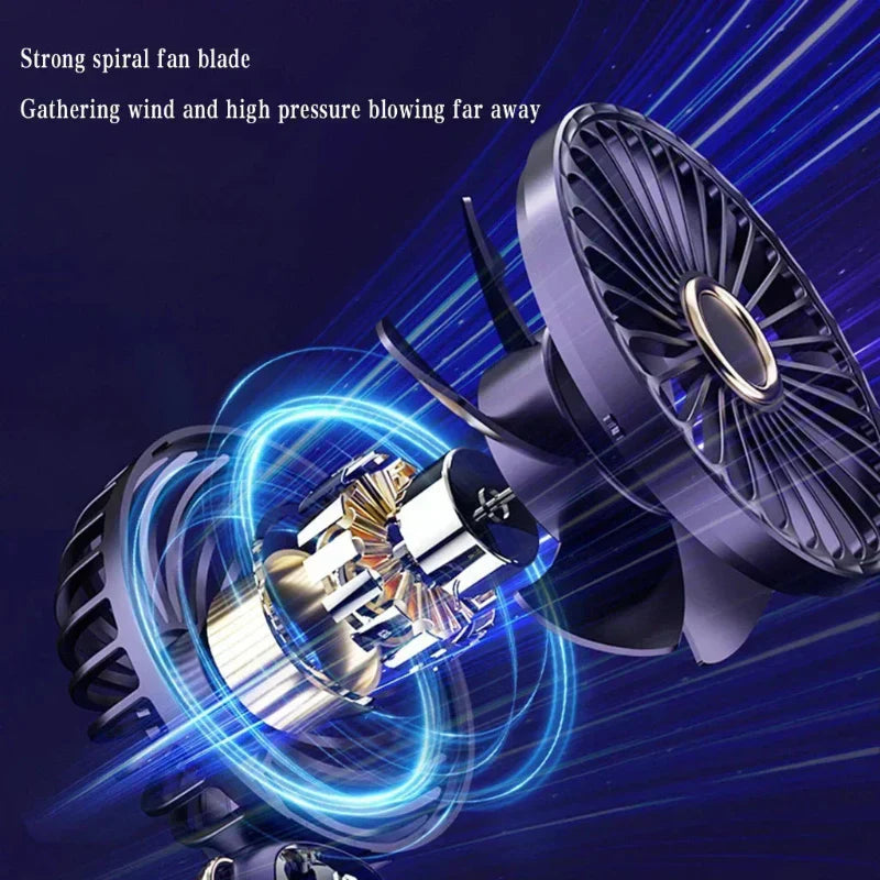 MiniFan™ - Ventilateur mini puissant avec affichage LED intelligent [50% de réduction]