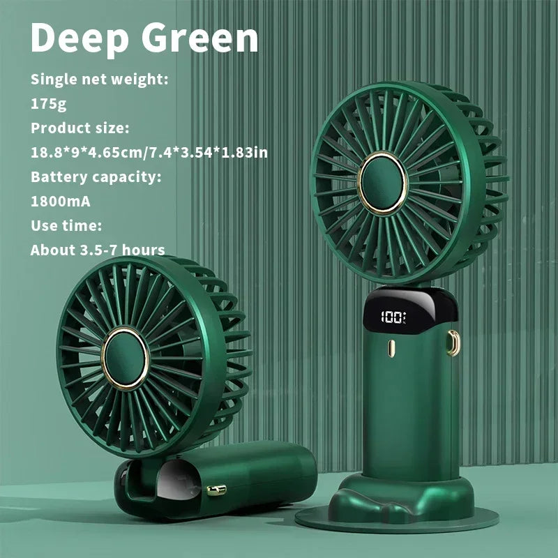 MiniFan™ - Ventilateur mini puissant avec affichage LED intelligent [50% de réduction]