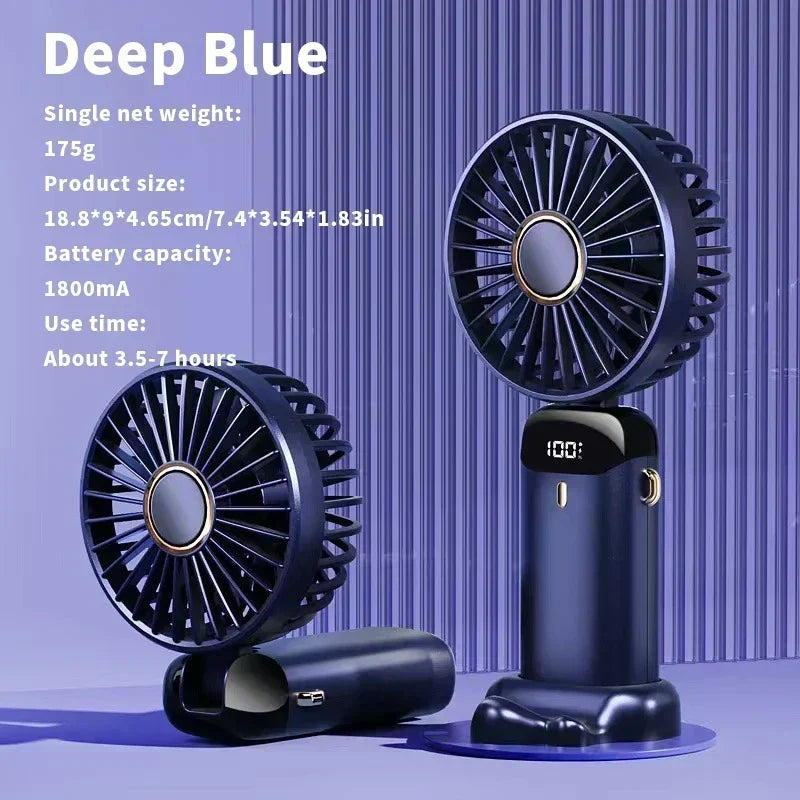 MiniFan™ - Ventilateur mini puissant avec affichage LED intelligent [50% de réduction]