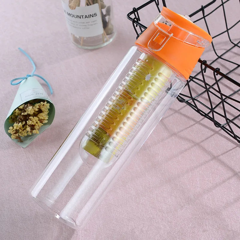 Bouteille d'Eau avec Infuseur à Fruits 700 ml – Sans BPA