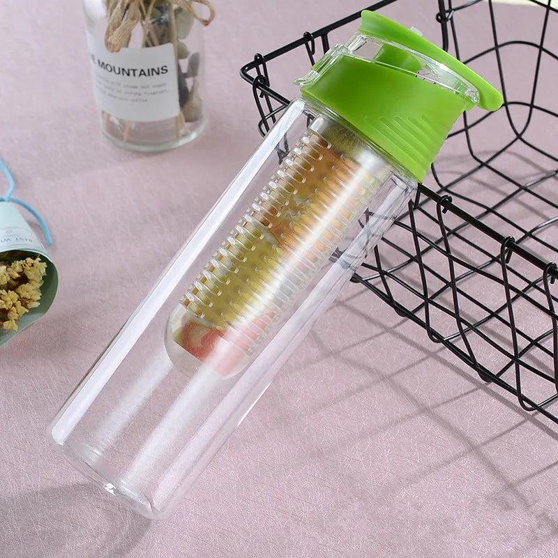 Bouteille d'Eau avec Infuseur à Fruits 700 ml – Sans BPA