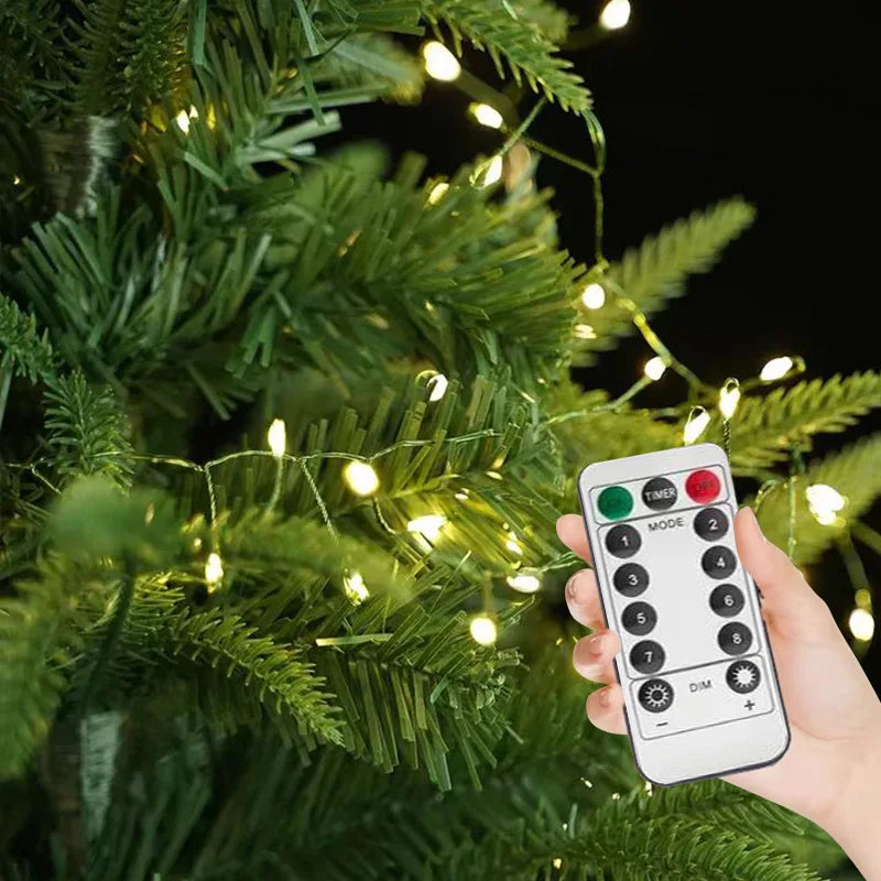 Guirlande lumineuse feu d'artifice avec télécommande – 30 à 75 mètres