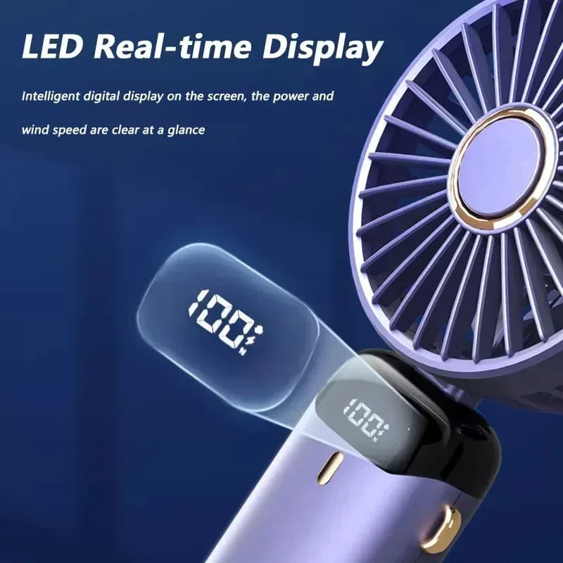 MiniFan™ - Ventilateur mini puissant avec affichage LED intelligent [50% de réduction]