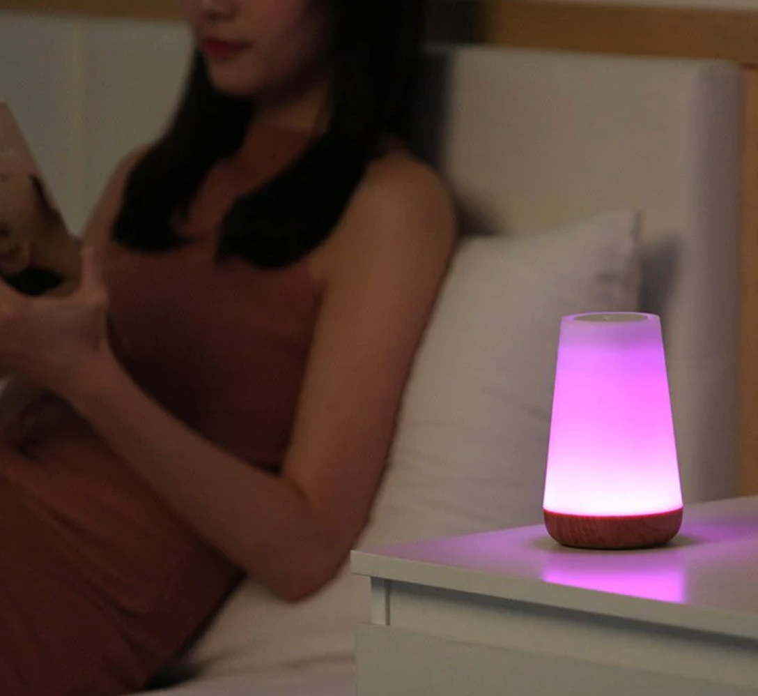 Lampe de nuit LED sans fil avec changement de couleur RGB et télécommande
