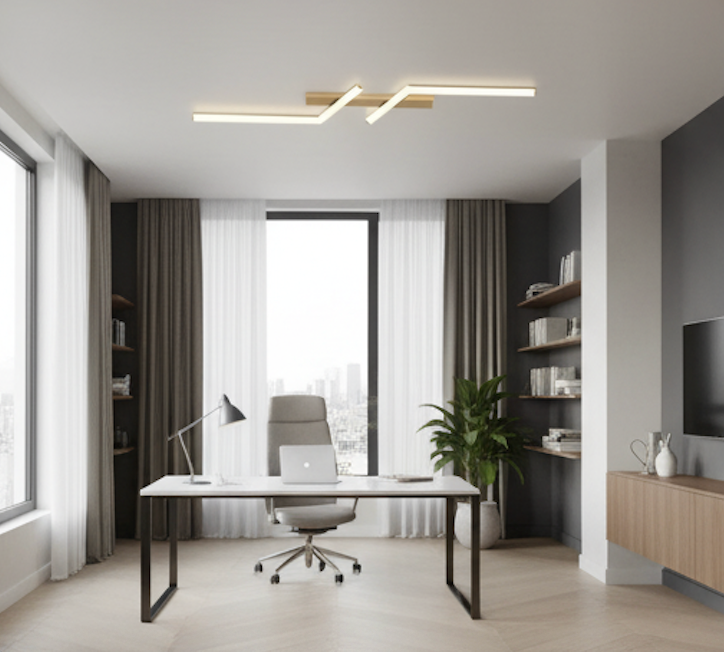 Plafonnier LED Dimmable – Lampe de Plafond Moderne avec Changement de Température de Couleur