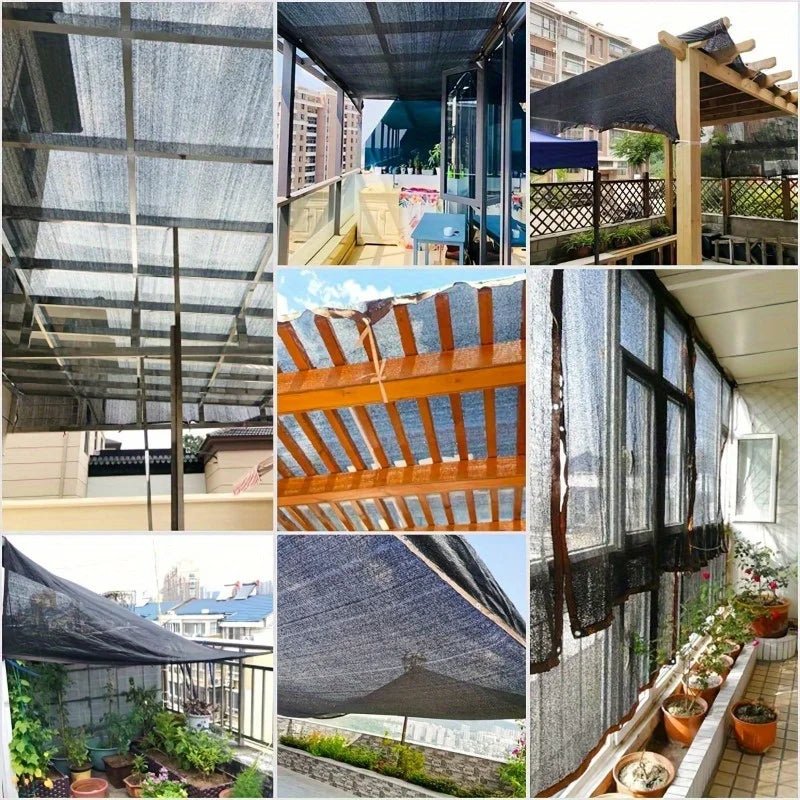 Filet d'ombrage anti-UV pour serre, jardin et terrasse – Réduction solaire