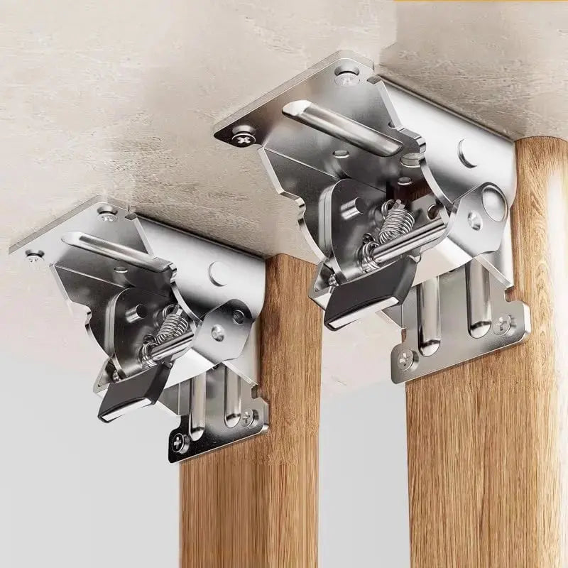 Charnière pliante auto-verrouillante 90° en acier – Capacité 225 kg