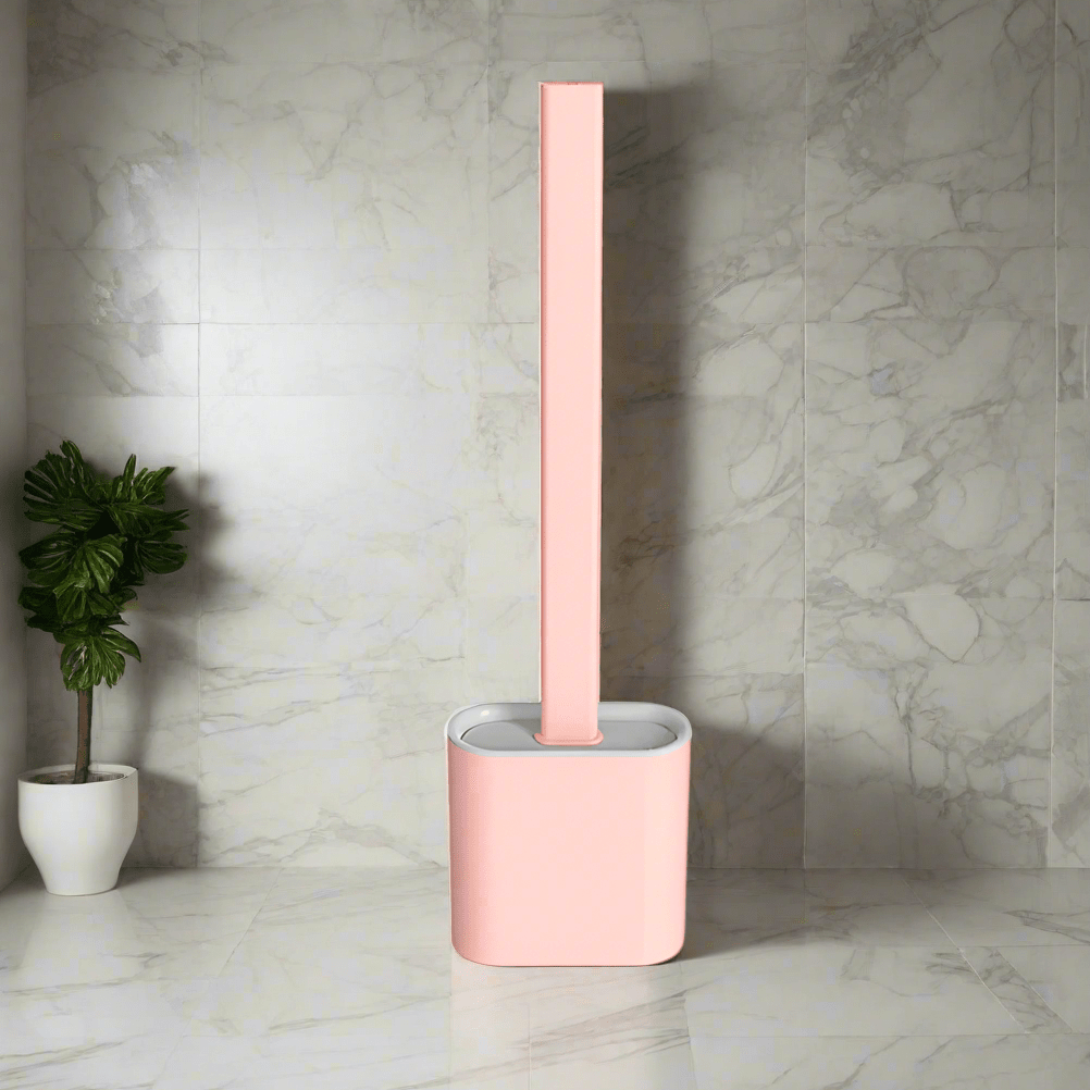 Brosse WC flexible en silicone – nettoyage approfondi des toilettes