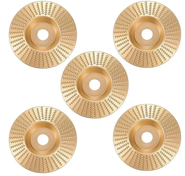Disques de Sculpture sur Bois pour Meuleuse d'Angle – Lot de 3