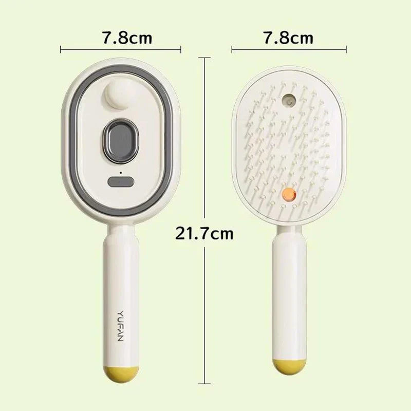 Brosse Démêlante Vaporisante Sans Fil – Démêler et Hydrater
