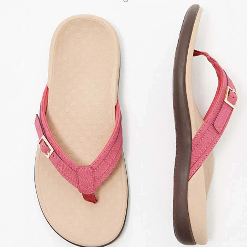 Sandales Femme Bout Ouvert avec Semelle Profilée et Boucle