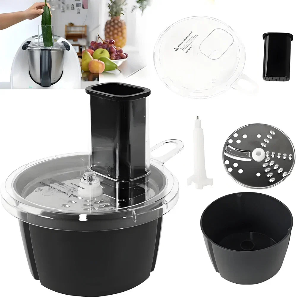 Ensemble coupe-légumes pour Thermomix TM5 & TM6 avec râpe à fromage