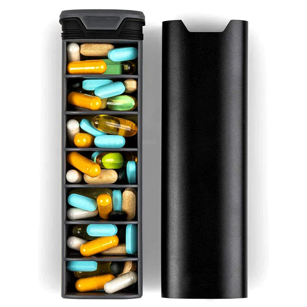 PillPort™ – Votre organiseur hebdomadaire intelligent pour une prise sûre et pratique [50 % de réduction]