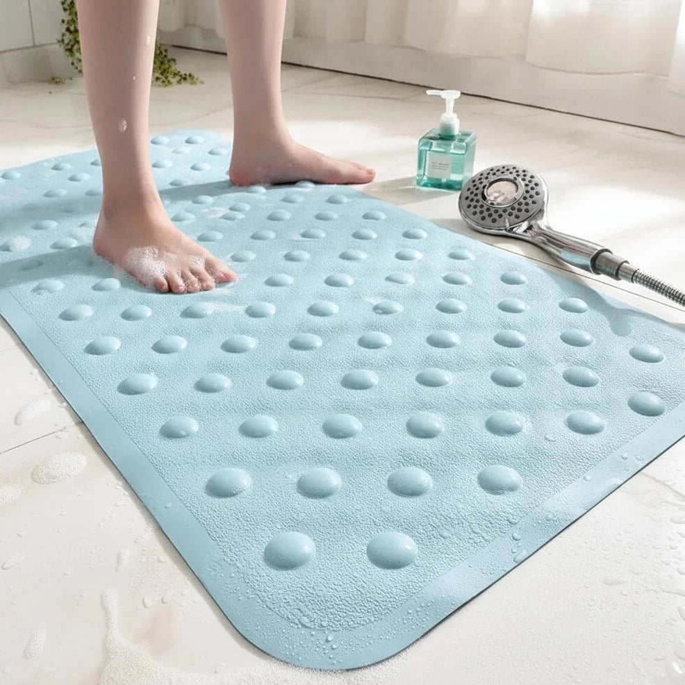 Tapis de bain antidérapant avec ventouses pour baignoire et douche