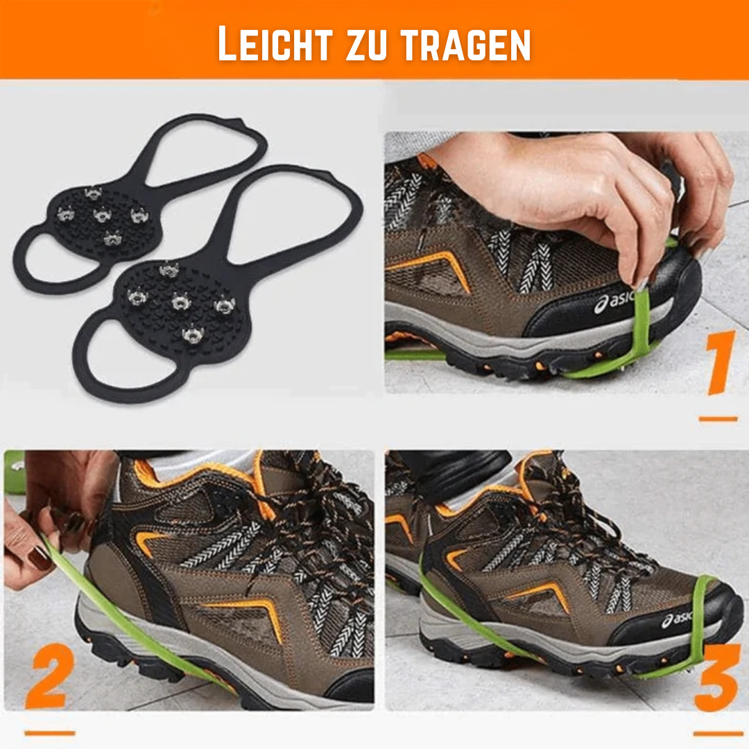 Crampons antidérapants pour chaussures – Traction sur glace et neige