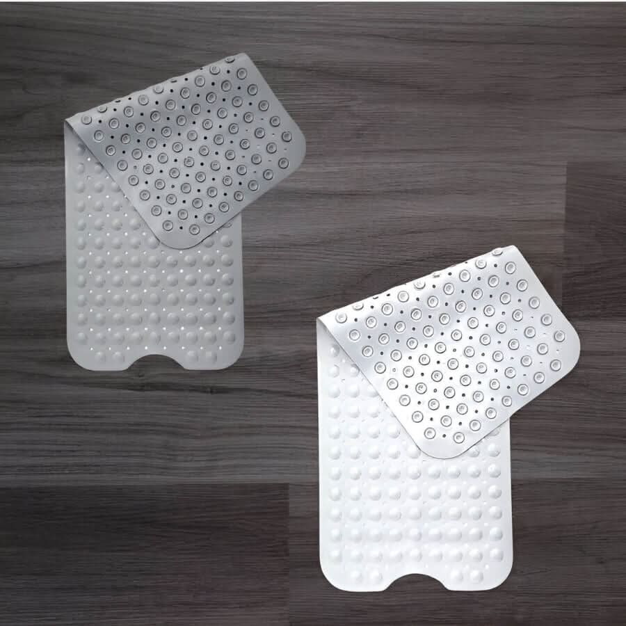 Tapis de bain antidérapant avec ventouses pour baignoire et douche