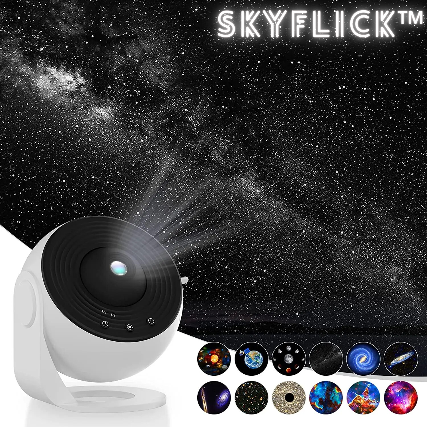 Projecteur d'étoiles galaxie HD – Ambiance lumineuse pour chambre