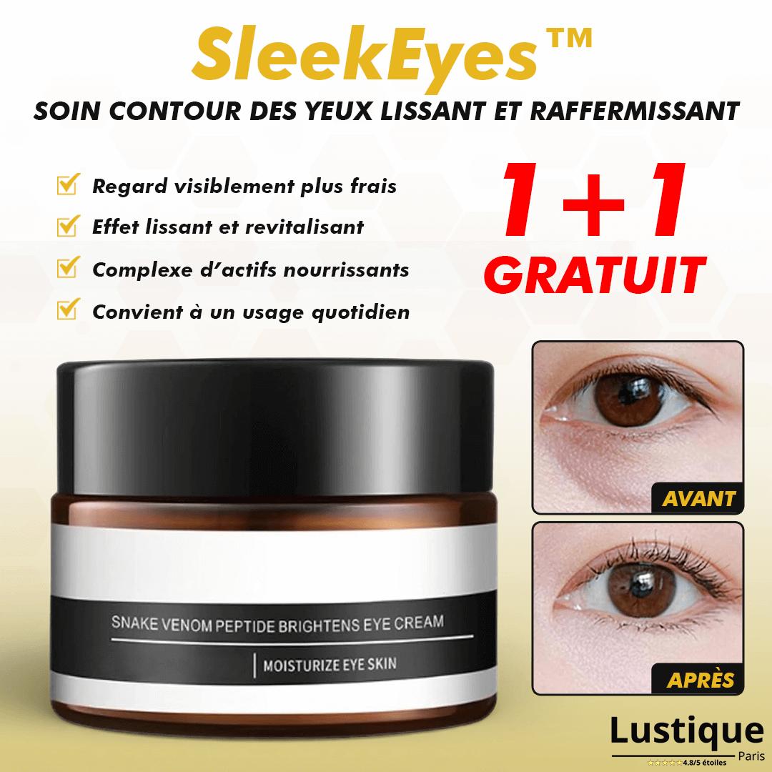 Crème Contour des Yeux Lissante et Hydratante pour un Regard Reposé