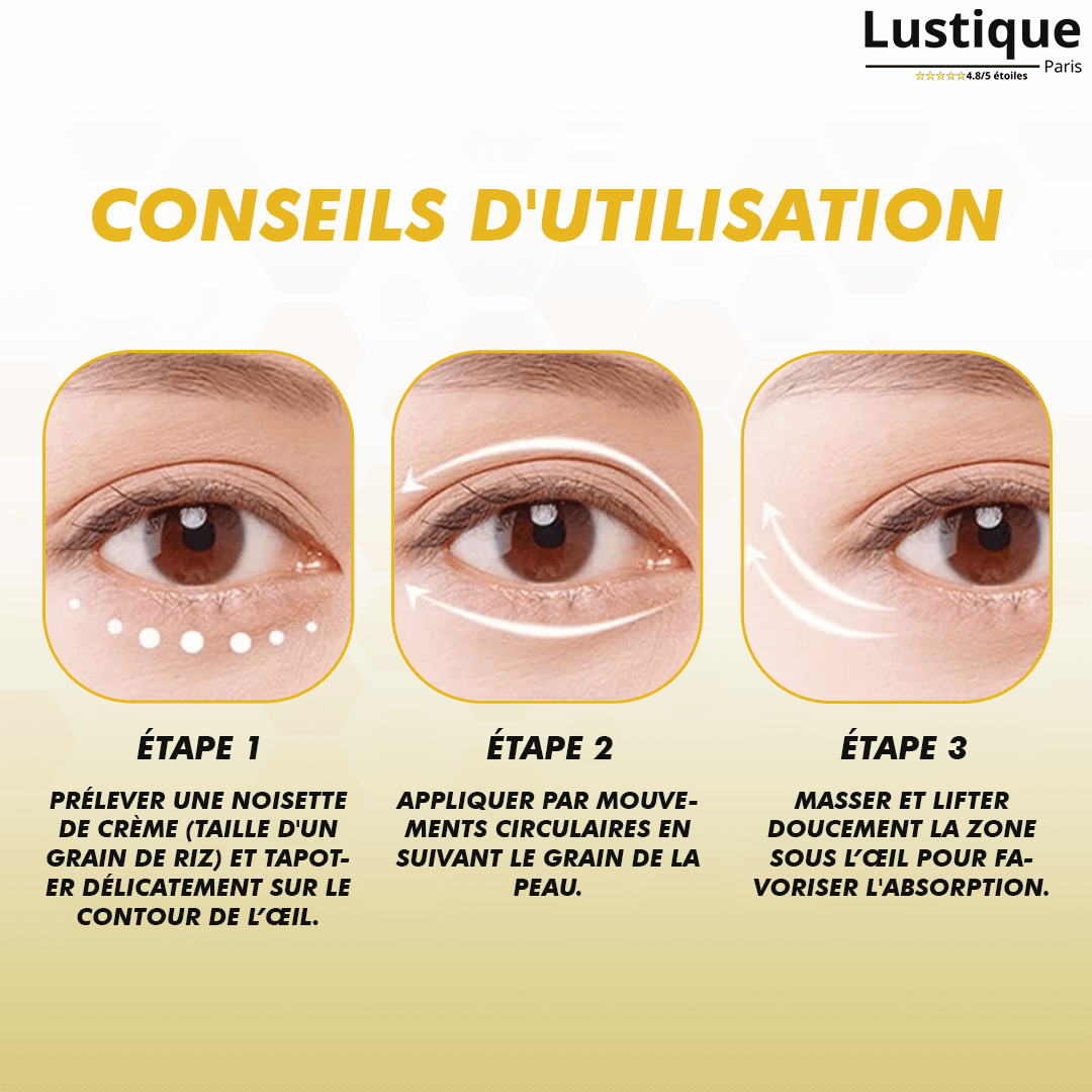 Crème Contour des Yeux Lissante et Hydratante pour un Regard Reposé