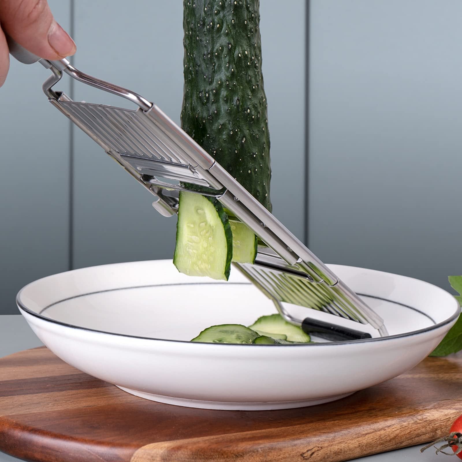 Coupe-légumes multifonction avec lames tranchantes en acier inoxydable