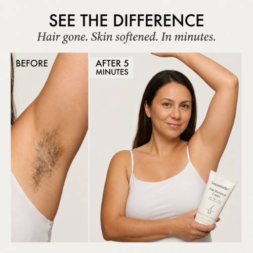 Crème Dépilatoire Douce pour Peau Sensible – Sans Irritation