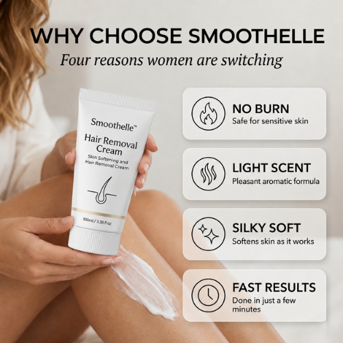 Crème Dépilatoire Douce pour Peau Sensible – Sans Irritation