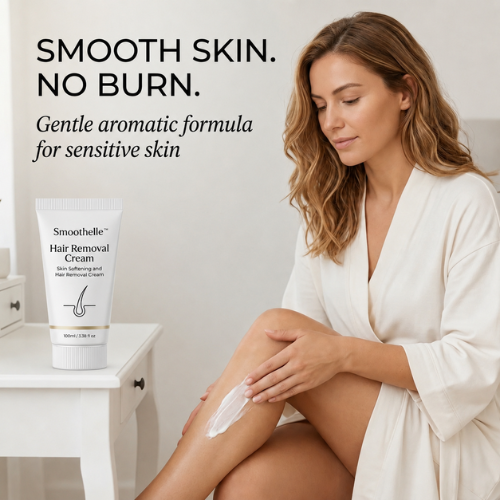 Crème Dépilatoire Douce pour Peau Sensible – Sans Irritation