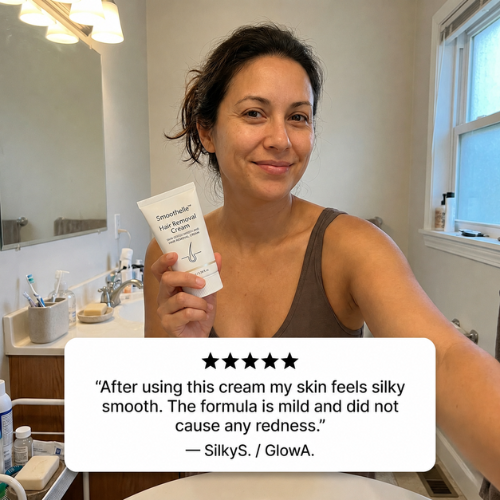 Crème Dépilatoire Douce pour Peau Sensible – Sans Irritation